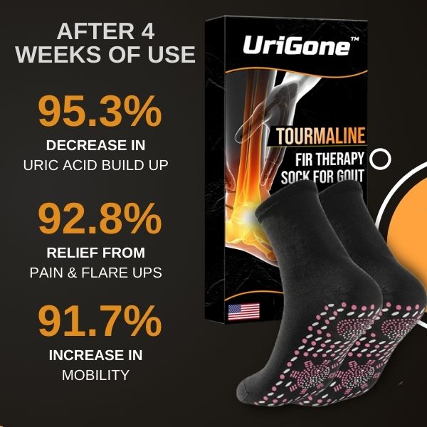 UriGone™ Tourmaline FIR Therapy Sock for Gout